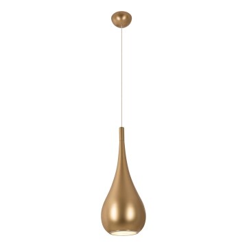 MAXLIGHT P0436 - Kattokruunu johdossa DROP 1xE27/40W/230V halkaisija 20 cm kulta