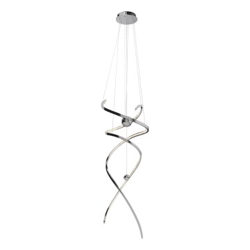 MAXLIGHT P0482D - Himmennettävä LED-kattokruunu johdossa RITZ LED/100W/230V halkaisija 60 cm CRI 90 kiiltävä kromi