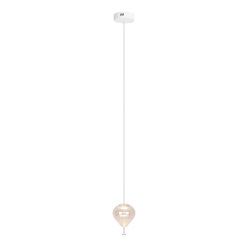 MAXLIGHT P0527 - LED-kattokruunu johdossa PALLONCINI 2xLED/3W/230V halkaisija 12 cm läpinäkyvä