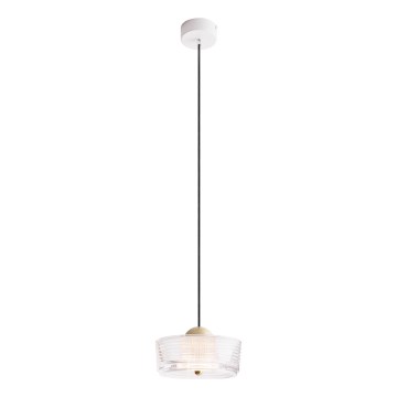 MAXLIGHT P0542 - LED-kattokruunu johdossa LIPARI LED/6W/230V halkaisija 16 cm läpinäkyvä