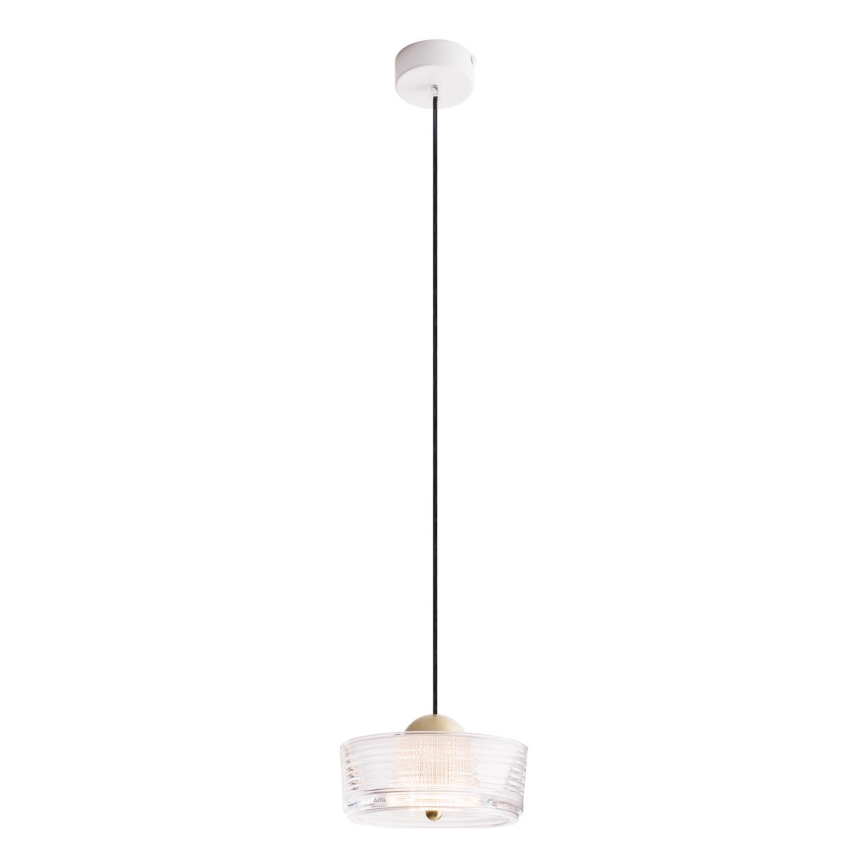 MAXLIGHT P0542 - LED-kattokruunu johdossa LIPARI LED/6W/230V halkaisija 16 cm läpinäkyvä