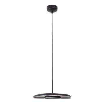 MAXLIGHT P0560 - LED-kattokruunu johdossa DEUX LED/5W/230V musta