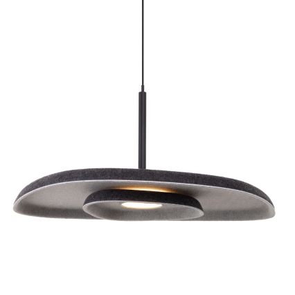 MAXLIGHT P0560 - LED-kattokruunu johdossa DEUX LED/5W/230V musta