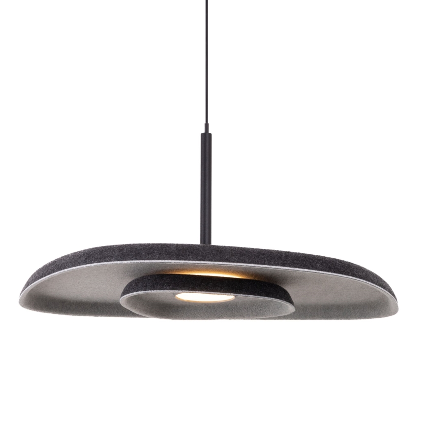 MAXLIGHT P0560 - LED-kattokruunu johdossa DEUX LED/5W/230V musta