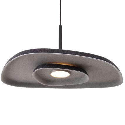 MAXLIGHT P0560 - LED-kattokruunu johdossa DEUX LED/5W/230V musta