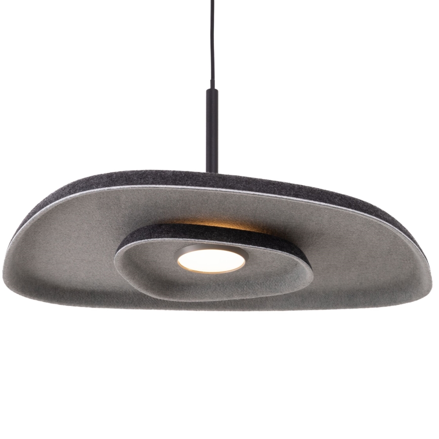 MAXLIGHT P0560 - LED-kattokruunu johdossa DEUX LED/5W/230V musta