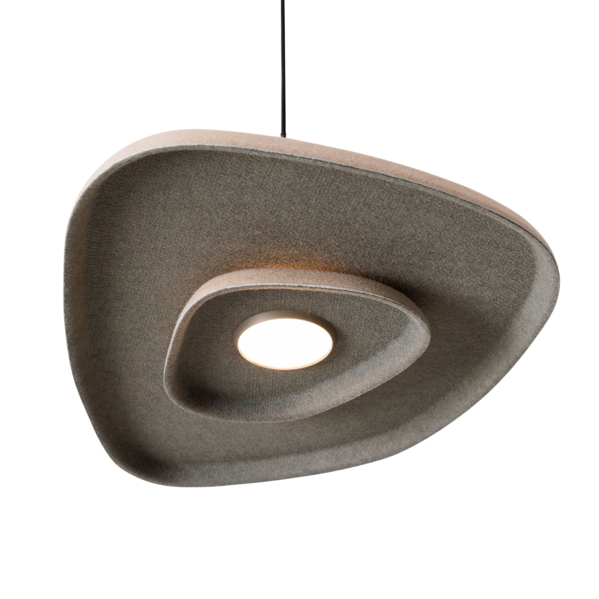 MAXLIGHT P0561 - LED-kattokruunu johdossa DEUX LED/5W/230V beige/harmaa