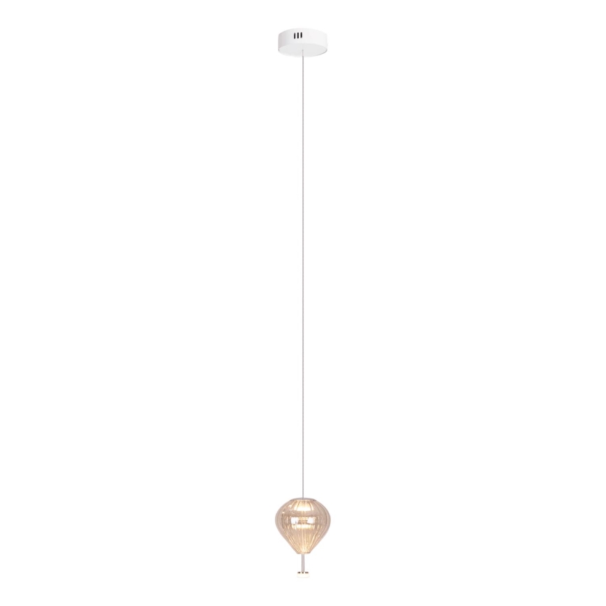 MAXLIGHT P0575 - LED-kattokruunu johdossa PALLONCINI 2xLED/3W/230V halkaisija 12 cm beige