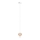 MAXLIGHT P0575 - LED-kattokruunu johdossa PALLONCINI 2xLED/3W/230V halkaisija 12 cm beige