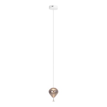 MAXLIGHT P0576 - LED-kattokruunu johdossa PALLONCINI 2xLED/3W/230V halkaisija 12 cm savuinen