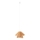 MAXLIGHT P0578 - Kattokruunu johdossa AMALFI 1xE27/15W/230V halkaisija 45 cm beige