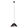 MAXLIGHT P0579 - Kattokruunu johdossa AMALFI 1xE27/15W/230V halkaisija 45 cm musta