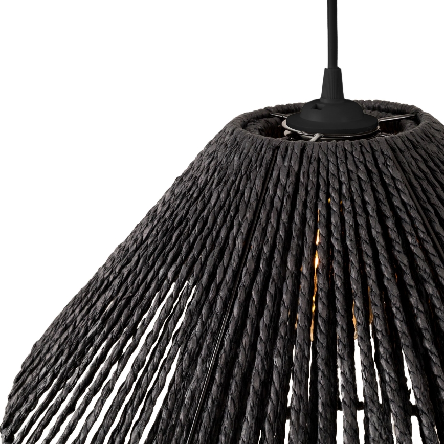 MAXLIGHT P0580 - Kattokruunu johdossa AMALFI 1xE27/15W/230V halkaisija 45 cm musta