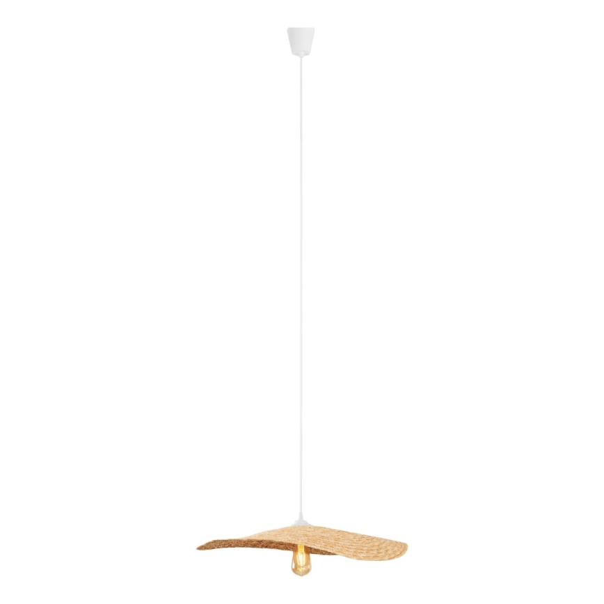 MAXLIGHT P0581 - Kattokruunu johdossa NAP 1xE27/15W/230V halkaisija 60 cm beige
