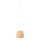 MAXLIGHT P0582 - Kattokruunu johdossa POT 1xE27/15W/230V halkaisija 30 cm beige