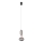 MAXLIGHT P0591 - LED-kattokruunu johdossa BORA LED/10W/230V halkaisija 22 cm valkoinen/musta