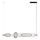 MAXLIGHT P0593 - LED-kattokruunu johdossa BORA LED/29W/230V valkoinen/musta