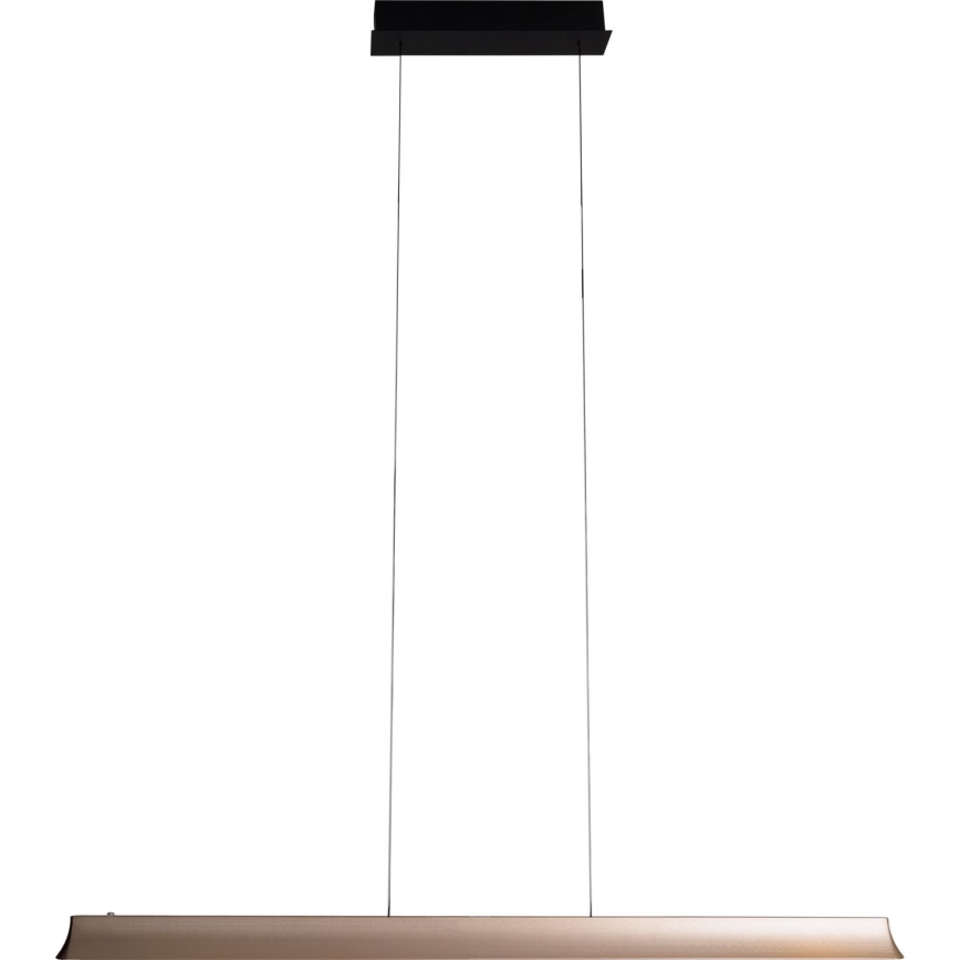 MAXLIGHT P0594 - Himmennettävä LED-kattokruunu johdossa JO-JO LED/38W/230V 2700/4500/5500K messinki