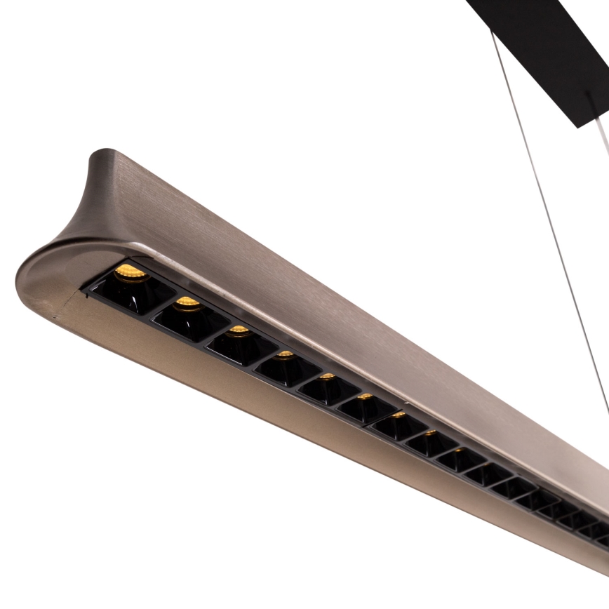 MAXLIGHT P0595 - Himmennettävä LED-kattokruunu johdossa JO-JO LED/38W/230V 2700/4500/5500K antrasiitti