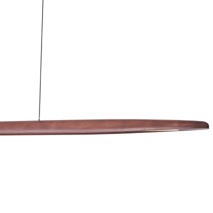 MAXLIGHT P0598 - LED-kattokruunu johdossa WOODY LED/25W/230V ruskea/mänty