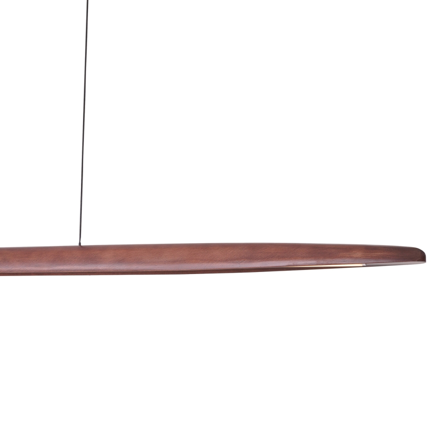 MAXLIGHT P0598 - LED-kattokruunu johdossa WOODY LED/25W/230V ruskea/mänty