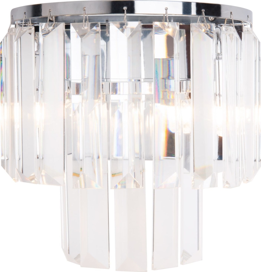MAXLIGHT W0209 - Seinävalaisin MONACO 2xG9/40W/230V kiiltävä kromi