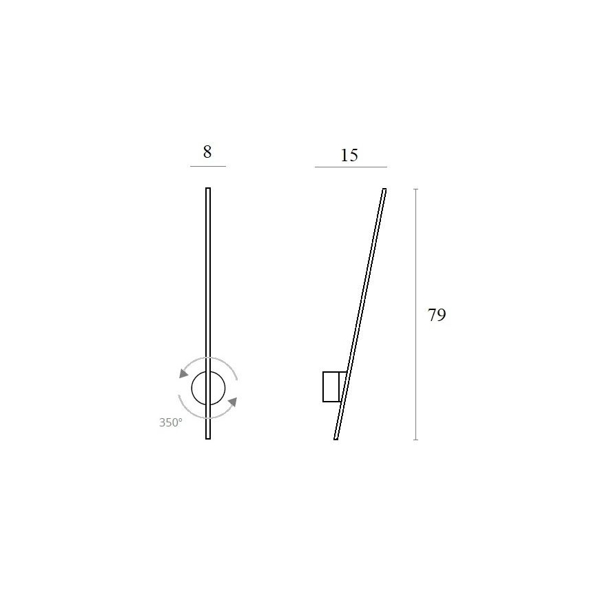 MAXLIGHT W0212 - LED-ulkoseinävalaisin HÄMÄHÄKKI LED/8,4W/230V IP44 valkoinen