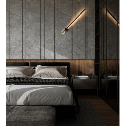 MAXLIGHT W0267 - LED-ulkoseinävalaisin HÄMÄHÄKKI LED/8,4W/230V IP44 musta