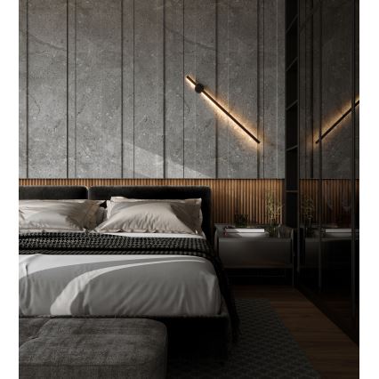 MAXLIGHT W0267 - LED-ulkoseinävalaisin HÄMÄHÄKKI LED/8,4W/230V IP44 musta