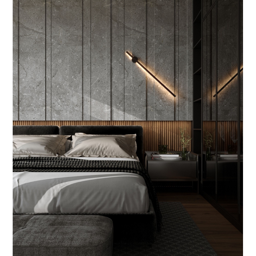 MAXLIGHT W0267 - LED-ulkoseinävalaisin HÄMÄHÄKKI LED/8,4W/230V IP44 musta