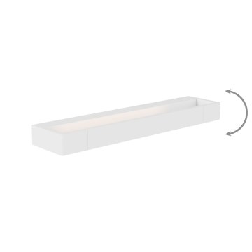 MAXLIGHT W0306 - LED-seinävalaisin kylpyhuoneeseen FLINK LED/12W/230V 45 cm IP44 valkoinen