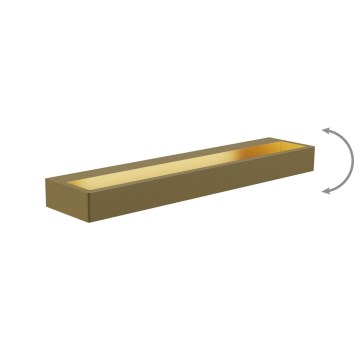 MAXLIGHT W0318 - LED-seinävalaisin kylpyhuoneeseen FLINK LED/12W/230V 45 cm IP44 kulta