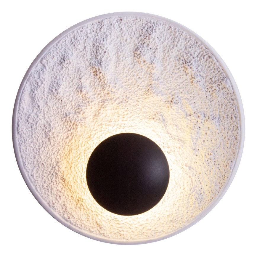 MAXLIGHT W0325 - LED-seinävalaisin OYAKA LED/5W/230V halkaisija 29 cm valkoinen/musta