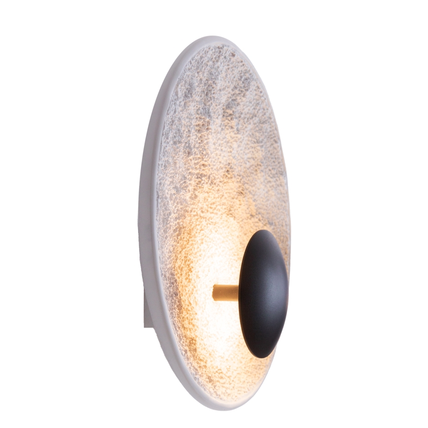 MAXLIGHT W0325 - LED-seinävalaisin OYAKA LED/5W/230V halkaisija 29 cm valkoinen/musta