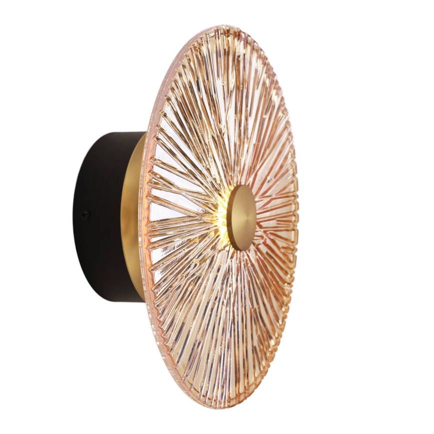 MAXLIGHT W0355 - LED-seinävalaisin ALLURE LED/5W/230V halkaisija 28 cm kulta
