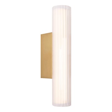 MAXLIGHT W0364 - LED-seinävalaisin kylpyhuoneeseen FAYETTE LED/6W/230V 31 cm IP44 kulta