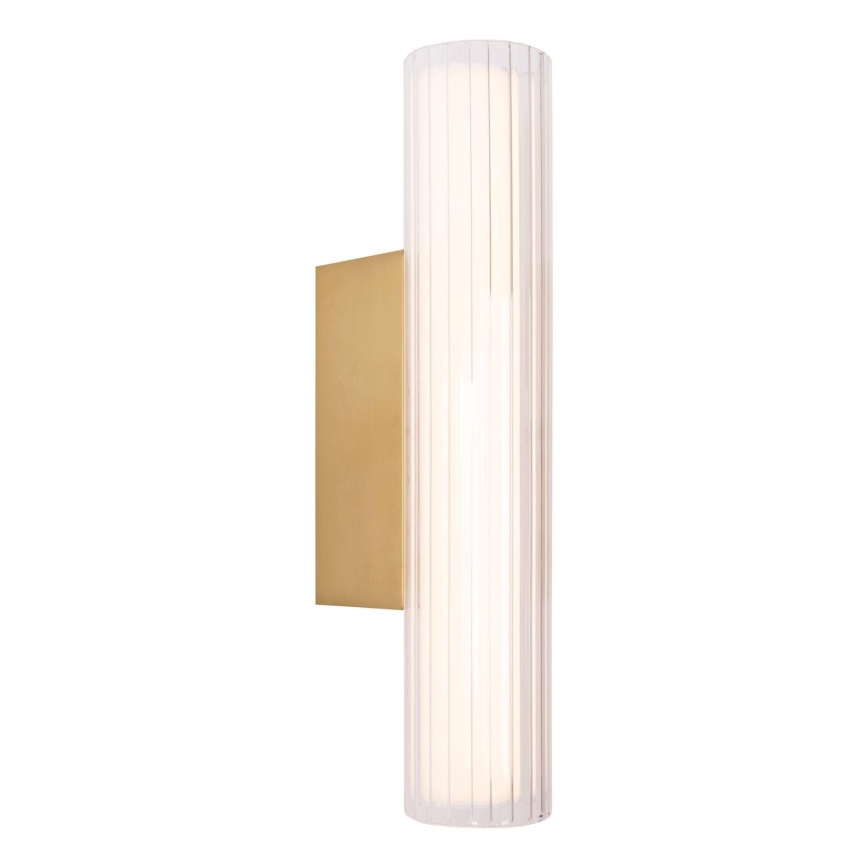 MAXLIGHT W0364 - LED-seinävalaisin kylpyhuoneeseen FAYETTE LED/6W/230V 31 cm IP44 kulta