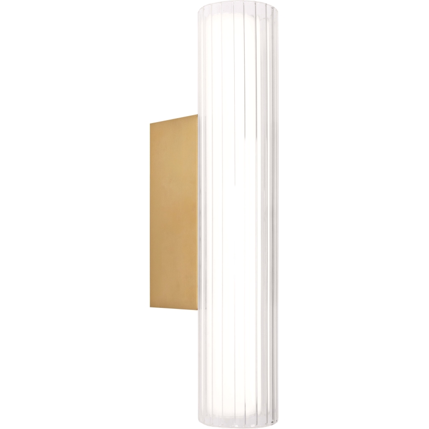 MAXLIGHT W0364 - LED-seinävalaisin kylpyhuoneeseen FAYETTE LED/6W/230V 31 cm IP44 kulta