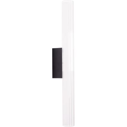 MAXLIGHT W0365 - LED-seinävalaisin kylpyhuoneeseen FAYETTE LED/12W/230V 61 cm IP44 musta