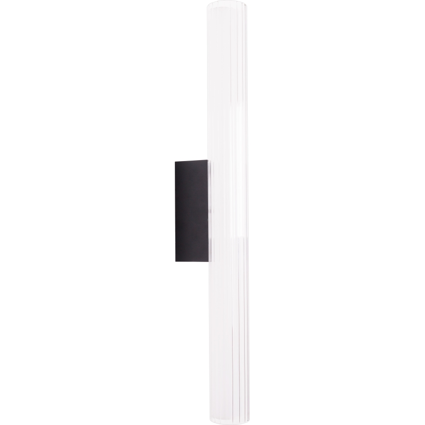 MAXLIGHT W0365 - LED-seinävalaisin kylpyhuoneeseen FAYETTE LED/12W/230V 61 cm IP44 musta