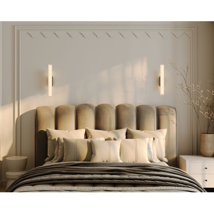 MAXLIGHT W0366 - LED-seinävalaisin kylpyhuoneeseen FAYETTE LED/12W/230V 61 cm IP44 kulta