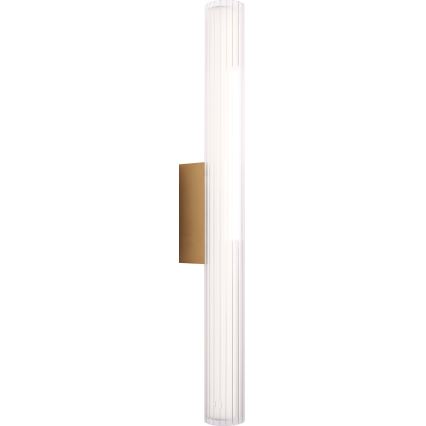 MAXLIGHT W0366 - LED-seinävalaisin kylpyhuoneeseen FAYETTE LED/12W/230V 61 cm IP44 kulta