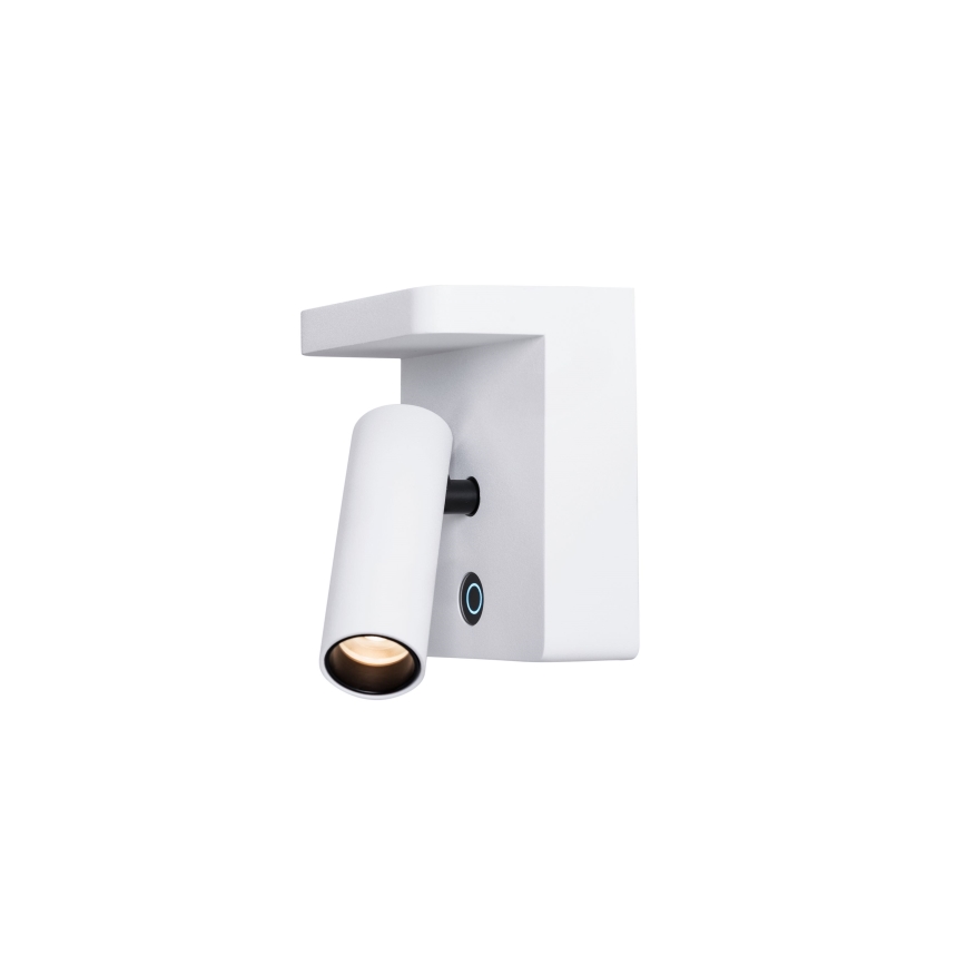 MAXLIGHT W0373 - LED-seinävalaisin langattomalla latauksella LOFER LED/7W/230V valkoinen