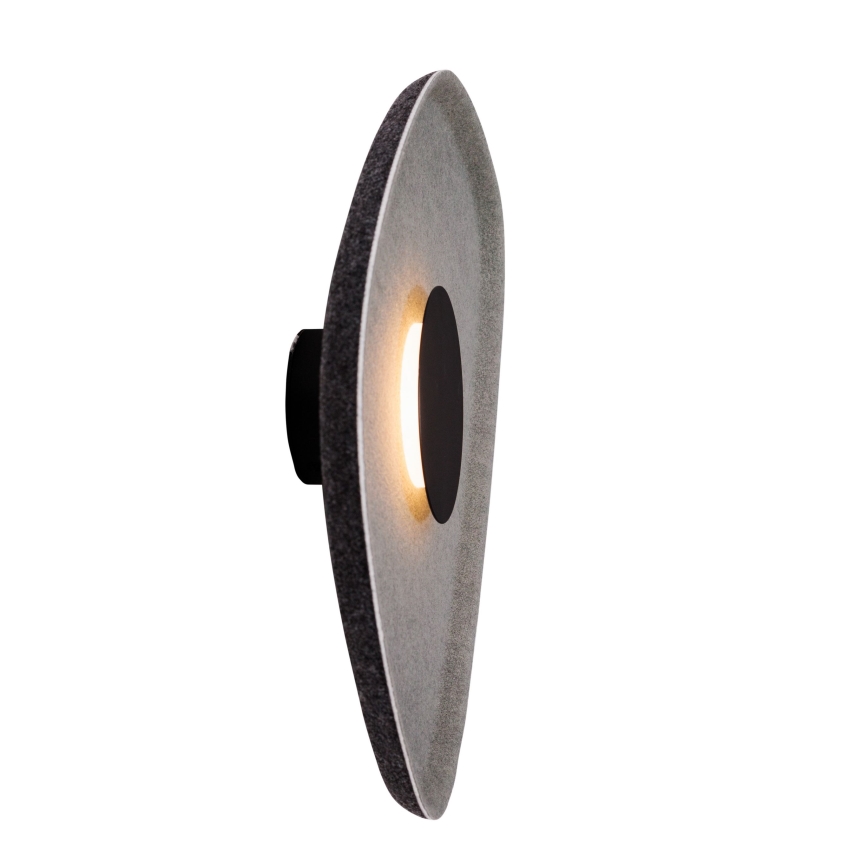 MAXLIGHT W0558 - LED-seinävalaisin DEUX LED/5W/230V musta