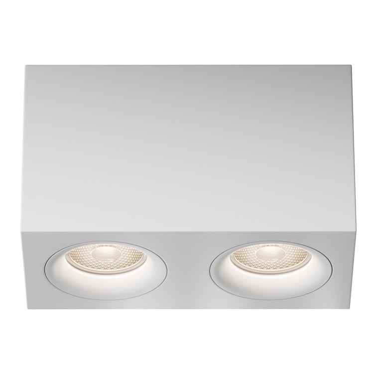 Maytoni C013CL-02W - Kohdevalo SLIM 2xGU10/50W/230V valkoinen