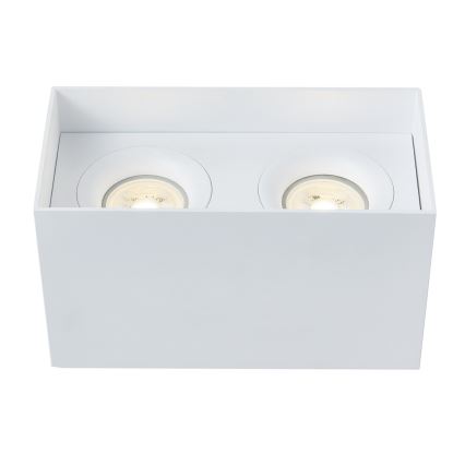 Maytoni C015CL-02W - Kohdevalo SLIM 2xGU10/50W/230V valkoinen