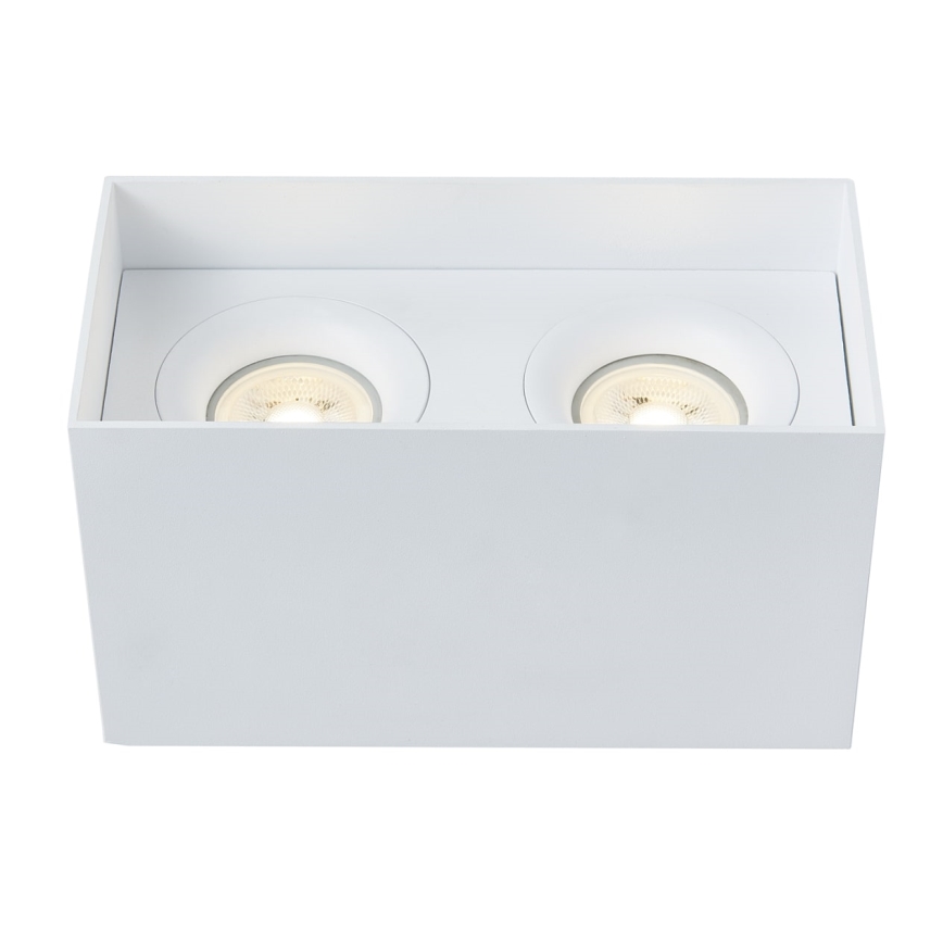 Maytoni C015CL-02W - Kohdevalo SLIM 2xGU10/50W/230V valkoinen