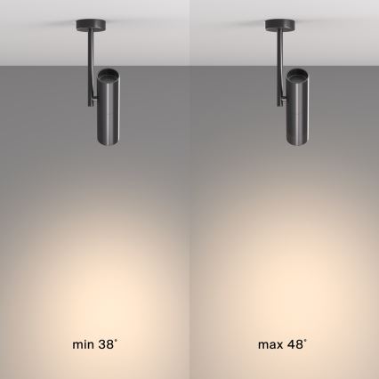 Maytoni C020CL-01B - Kohdevalo ELTI 1xGU10/50W/230V musta