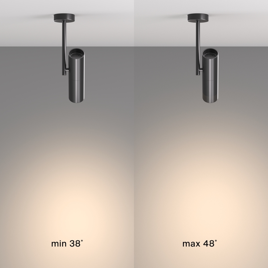 Maytoni C020CL-01B - Kohdevalo ELTI 1xGU10/50W/230V musta
