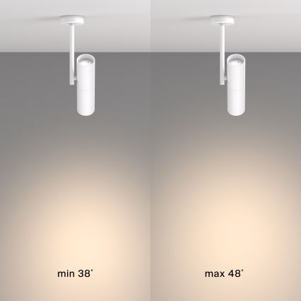 Maytoni C020CL-01W - Kohdevalo ELTI 1xGU10/50W/230V valkoinen